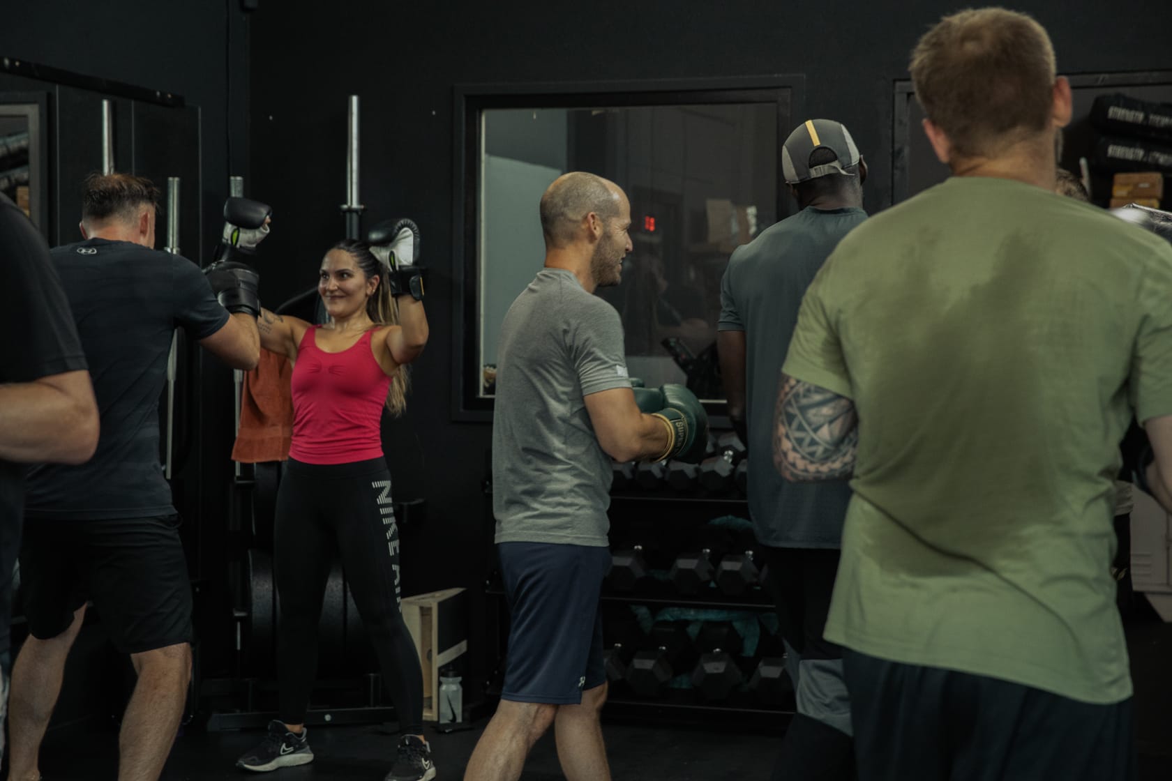 Lid viert een geslaagde training met de trainer